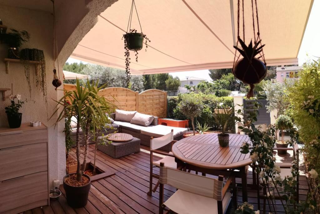 La Terrasse Ensoleillee De Sausset - Cote Bleue Apartment Ngoại thất bức ảnh